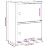 Bookcase VidaXL 860357 Photo 11