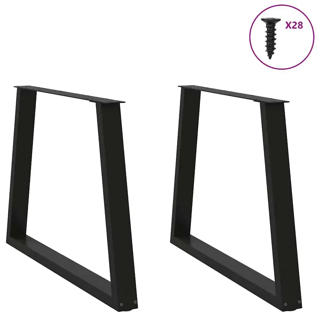 Table legs VidaXL 4012580 metal V-shaped Photo 3