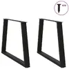 Table legs VidaXL 4012580 metal V-shaped Photo 3
