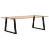 Table legs VidaXL 4012580 metal V-shaped Photo 8