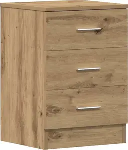 Прикроватная тумба VidaXL Artisan Oak модель 861126, клееная древесина, дубовый финиш