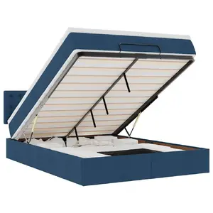 Кровать VidaXL 3312484 с матрасом, грузоподъёмность 280 кг, размер 1440×2030 мм
