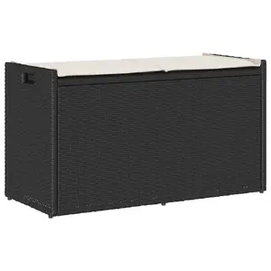Āra sols VidaXL 4104060 — rotangods un tērauds, krēma, slodzes kapacitāte 110 kg