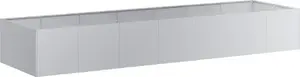 Цветочная кадка VidaXL модель 860764 оцинкованная сталь 280x80x40 см