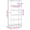 VidaXL 3300858 стеллаж для гостиной Photo 9