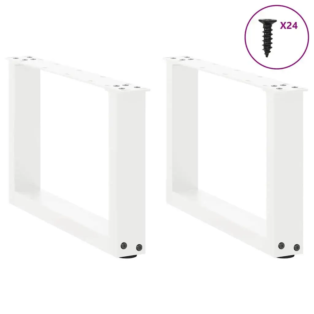 VidaXL table legs 4013137 metal white Photo 3