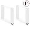 VidaXL table legs 4013137 metal white Photo 3