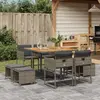 VidaXL 3211322 9-piece outdoor furniture set Photo 2