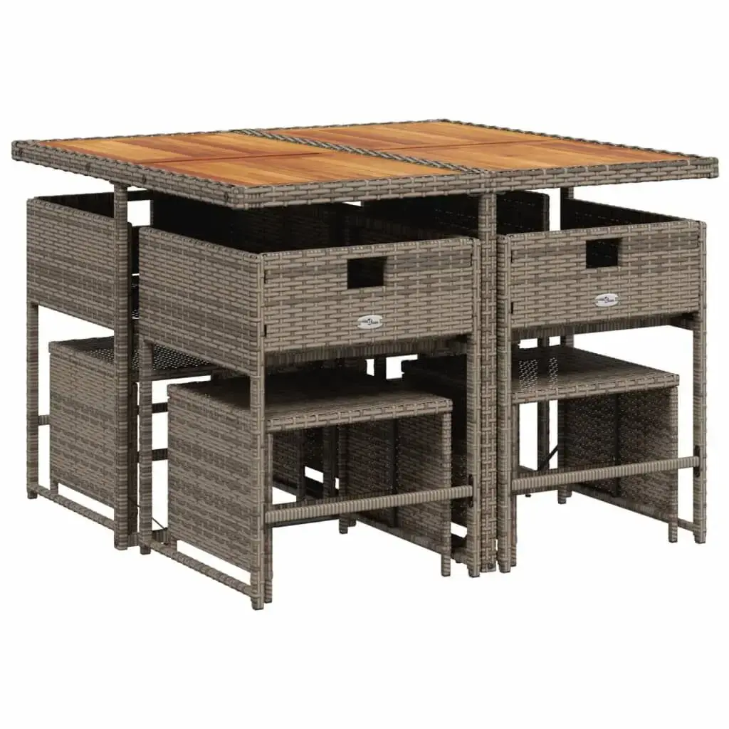 VidaXL 3211322 9-piece outdoor furniture set Photo 3