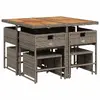 VidaXL 3211322 9-piece outdoor furniture set Photo 3