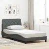 Каркас кровати VidaXL 3310651 – серый, для 100x200 см Photo 4