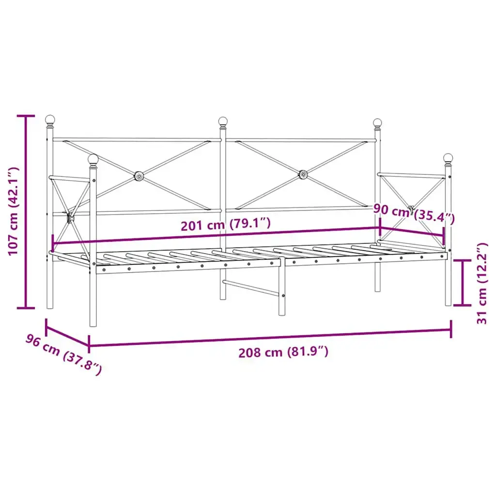 Dīvāns-gulta VidaXL 4104668 Photo 10