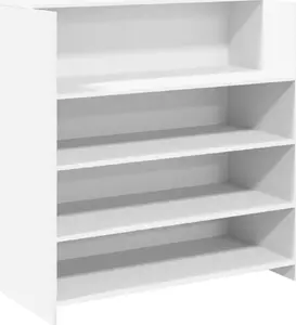 Reģistratūras galds VidaXL 3324160 balts līmēts koks 100x50x103,5 cm