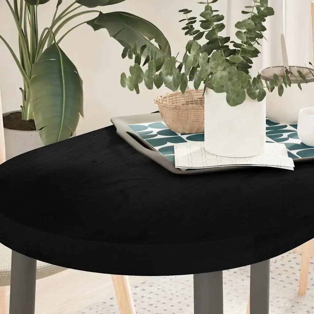 VidaXL table top 4009079 — round oak 600 mm Photo 2