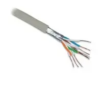 Horizontal FTP Cat6 cable PLANET KAB-FTP6-D-PVC-P, 4-pair, shielded (FTP), Dca, grey
