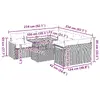 VidaXL 3327467 9-предметный набор для улицы Photo 14