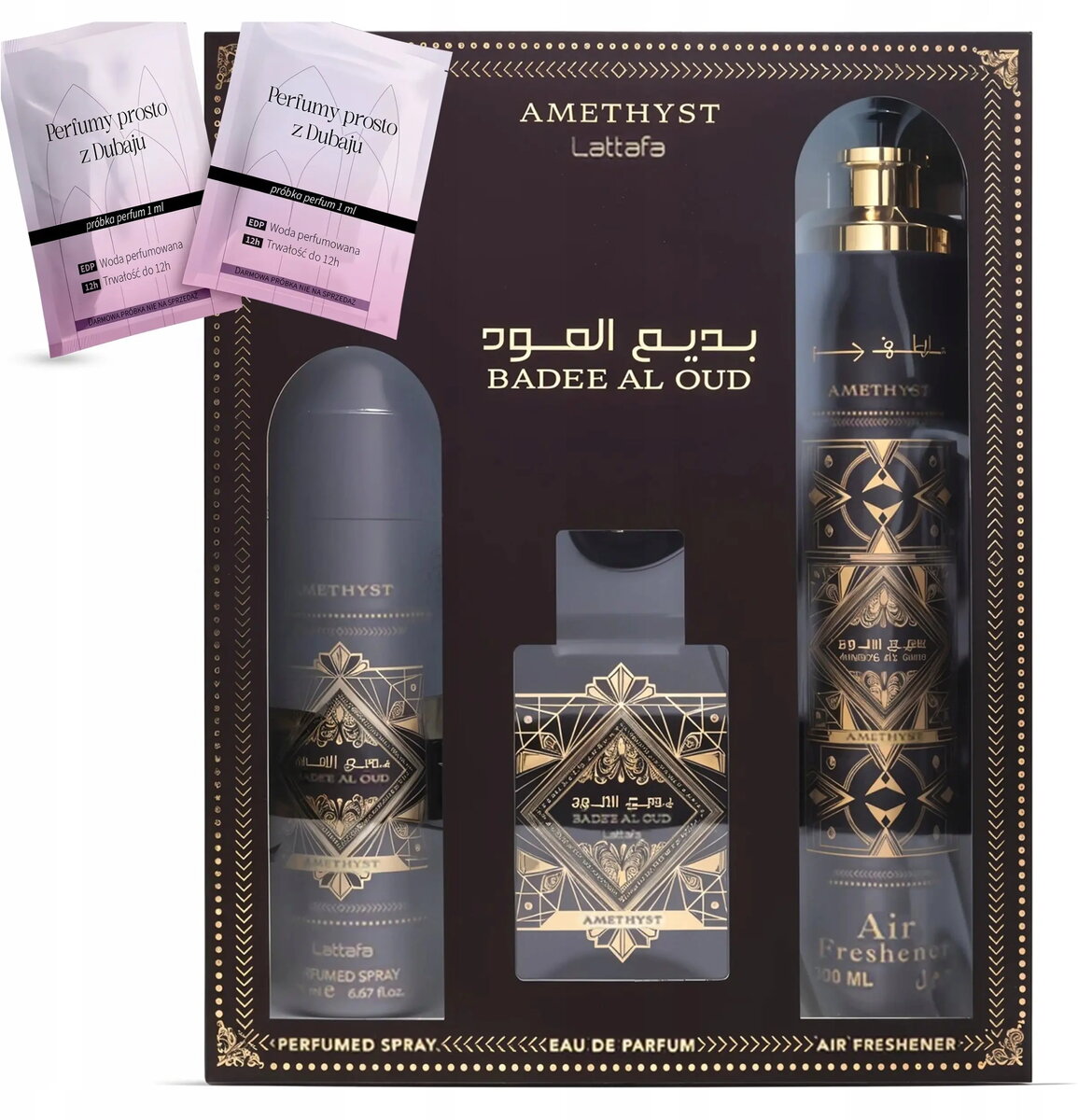 Lattafa Bade`e Al Oud Amethyst komplekts: