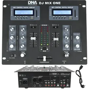 Аналоговый стерео микшер звука DNA DJ MIX ONE (синий)