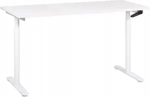 Augstuma regulējams galds Beliani Manualny 160 x 72 cm, stāvošs galds