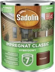 Wood Impregnating Stain SADOLIN Impregnat Classic Hybrid 7-Year Protection Palisander 2.5L
