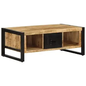 Kafijas/sona/galda VidaXL modelis 4013555, ciets mangu koks, 90x50x36 cm