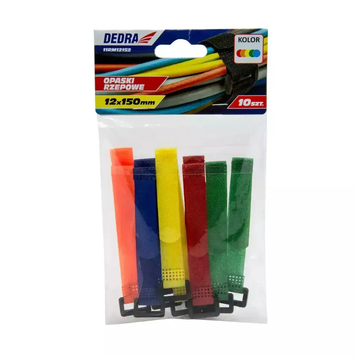 Velcro siksniņa Dedra 11RM12152 150x12mm 10 gab. Photo 2