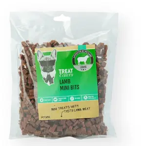 Лакомства для собак TRAFO TE Mini Bits Lamb 350г — хрустящие кусочки с ягнёнком