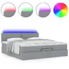 Кровать VidaXL 3312243 с оттоманкой и LED Photo 5