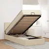 Кровать-оттоманка VidaXL 3312282 с матрасом и LED Photo 2