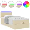 Кровать-оттоманка VidaXL 3312282 с матрасом и LED Photo 5