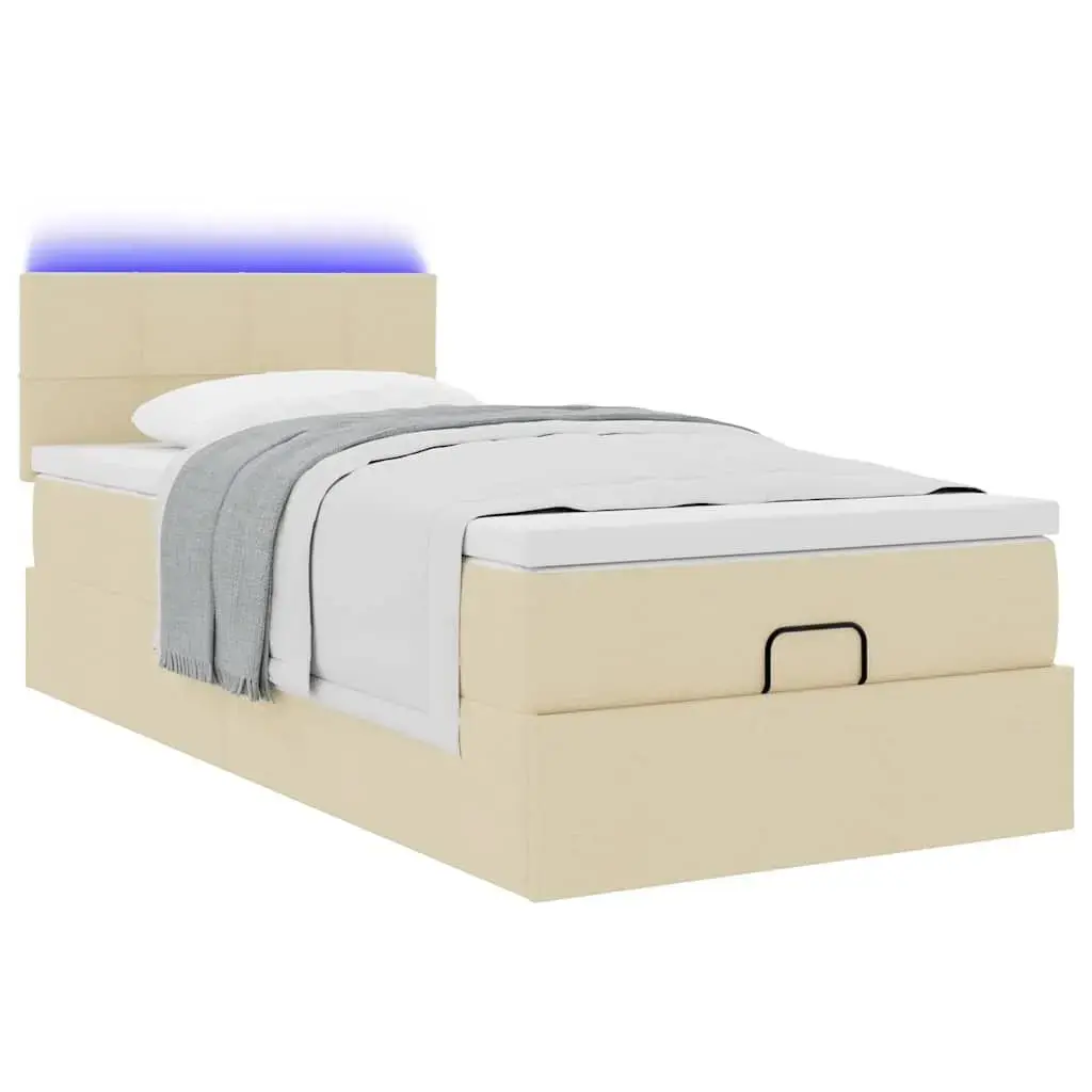 Кровать-оттоманка VidaXL 3312282 с матрасом и LED Photo 6
