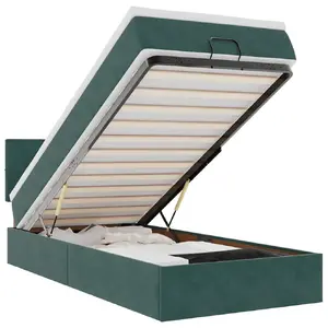 Кровать VidaXL 3312629 с матрасом, грузоподъёмность 280 кг, размер 1440×2030 мм