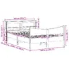 Каркас кровати VidaXL 3306297 Photo 11