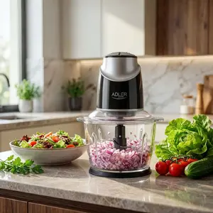 Измельчитель Adler AD4082 с стеклянной чашей — кухонный электрический чоппер AD4082