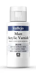 Акриловый лак VALLEJO 26.518 матовый для металла, 0.06 л, 1 шт