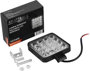 LED work floodlight Kraft&Dele 30W 7000 lm IP65 12–40V 6000K for vehicles and equipment