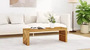Sānu galdiņš VidaXL modelis 4104575 no masīvkoka mango, brūns, 60 x 35 x 46 cm