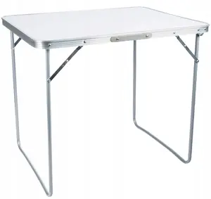 Folding Camping Table Ambiance L71B Flower — portable outdoor table, 80x60 cm tabletop