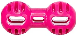 Игрушка для собак Trixie Soft & Strong гантель из TPR, розовая, 14,5 см