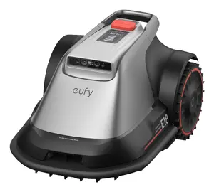 Робот-газонокосилка Eufy E18 — аккумуляторная 93.24 Wh, до 1200 м², ширина скашивания 20.3 см, черно-серая