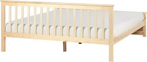 Кровать Beliani OLENDON из сосны 180 x 200 см светло-коричневая