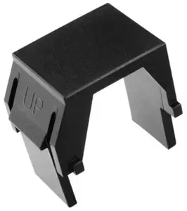 Keystone blanking insert SOLARIX SXKJ-0-BK — black, pack of 10 for modular keystone panels and sockets