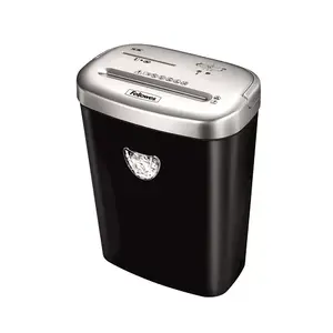 Шредер Fellowes 53C, перекрестная резка P-4, рабочая ширина 22 см, частицы 4 x 35 мм, ёмкость 10 листов, чёрный