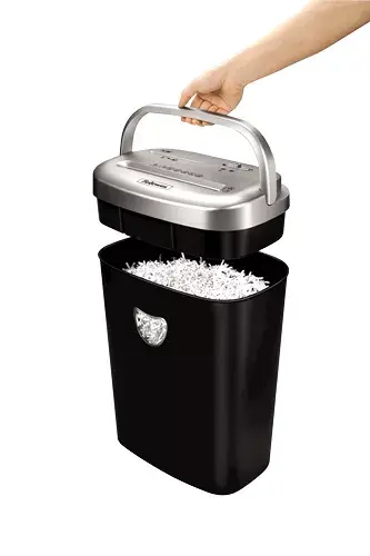 Dokumentu smalcinātājs Fellowes 53C — šķērsgriešana P-4, 22 cm Photo 2