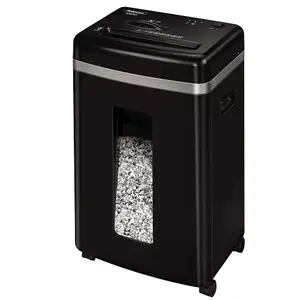 Paper shredder Fellowes Powershred 450M Micro-cut, 9-sheet capacity, 2 x 12 mm, 22 L bin, black