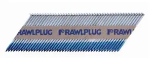 RAWLPLUG nails 3.1x90 mm paper collated for gas nailer WW90CH, 2200 pcs R-DPK-3190