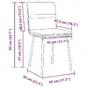 Стул VidaXL 4101250 для ресторана/стола Photo 9