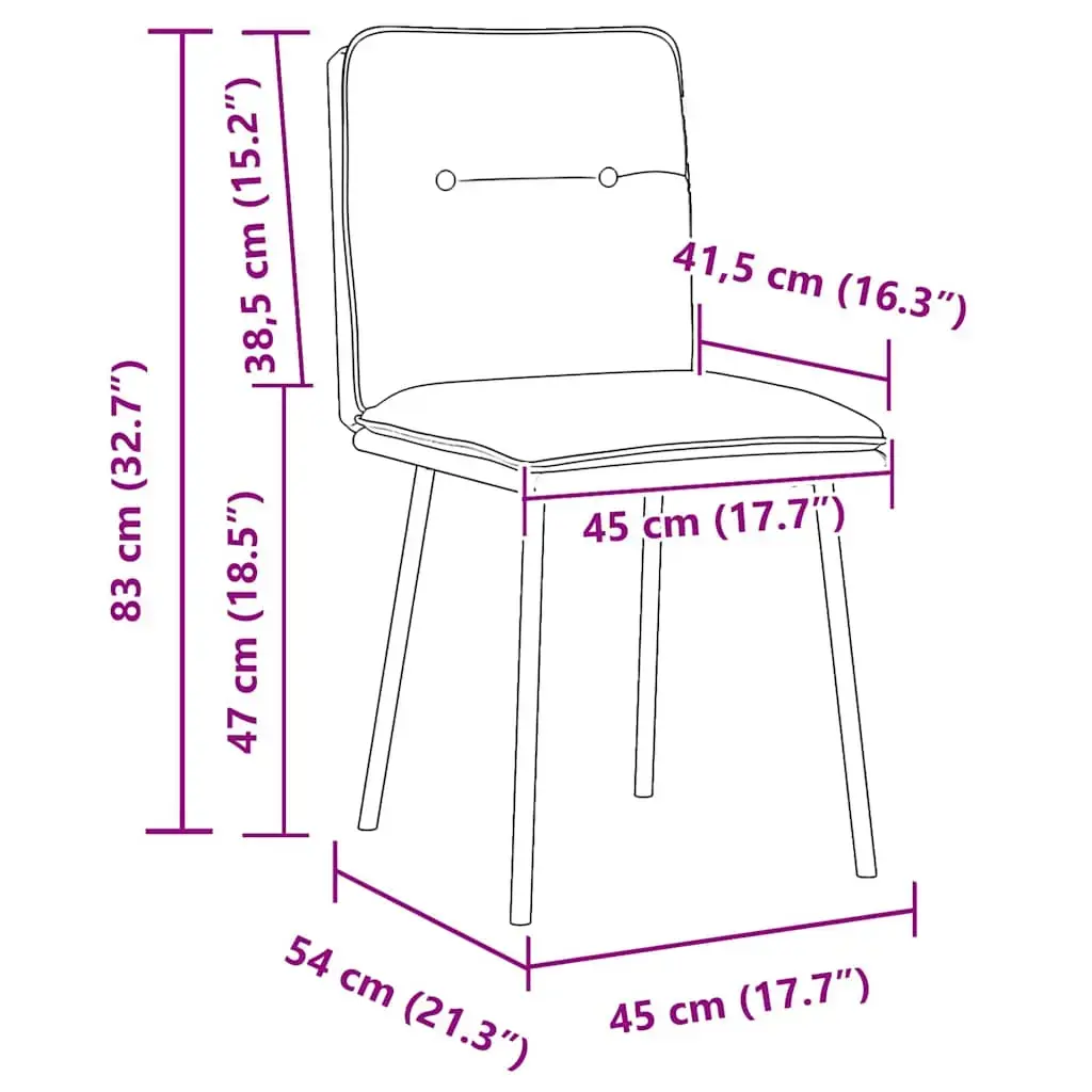 VidaXL 3315680 dining/restaurant chair Photo 9