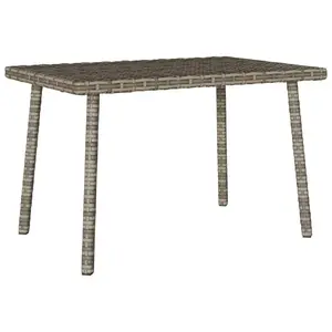 Āra galds VidaXL 4104052 ar poliratana virsmu, 400×600×370 mm