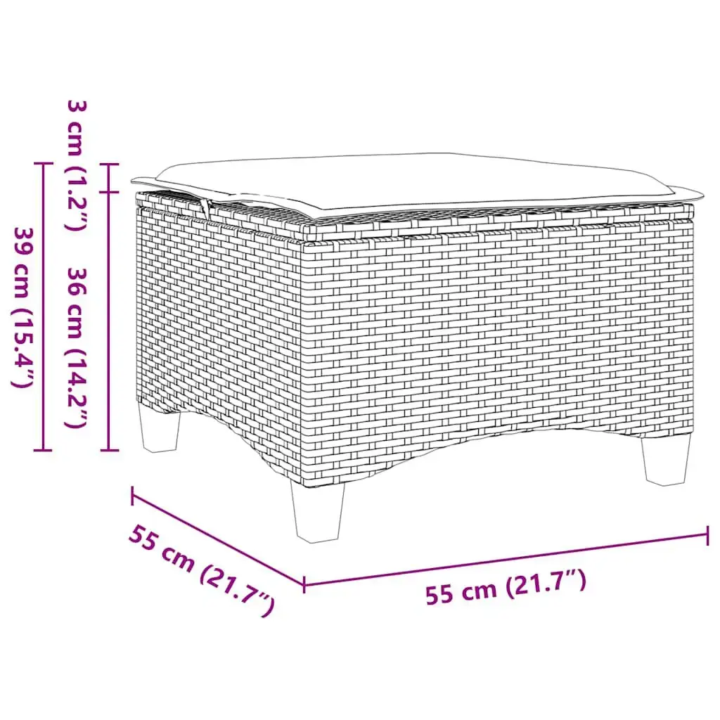 VidaXL pufs/ottomans 4108247 — 2 gab. Photo 8